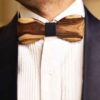 Handcrafted Wooden Bow Tie - Elegant Voria Model