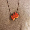 Carved Wood Pendant Handcrafted Artistic Coala