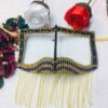 Handcrafted Rhinestone Battoulah Mask - Gulf Burqa Asenat Model