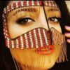 Handcrafted Rhinestone Battoulah Mask - Gulf Burqa Rangi