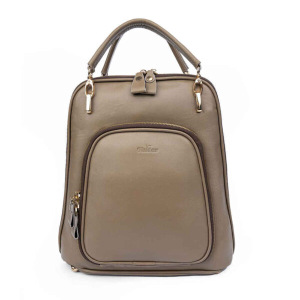 Premium Leather Women's Backpack - Model Yasna