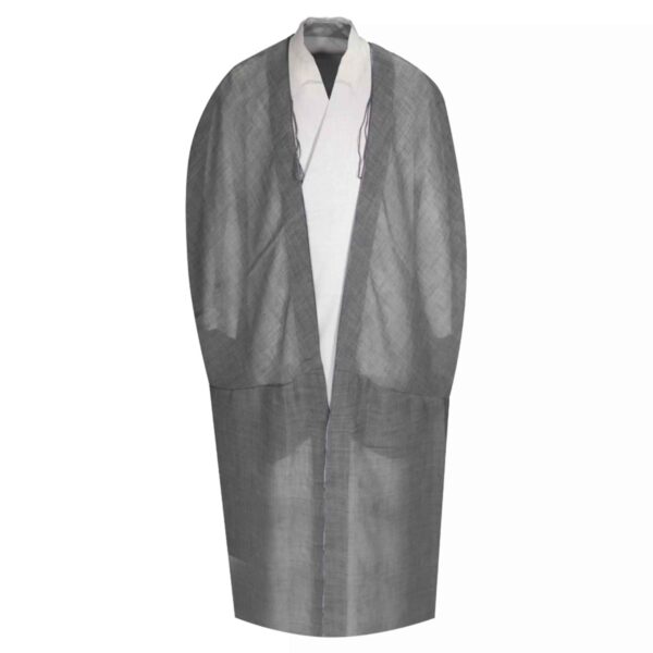 Men's Merino Summer Bisht Cloak - Gray Color - Islamic Arab Design