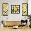 Modern 3-Piece Wall Clock Set Kian