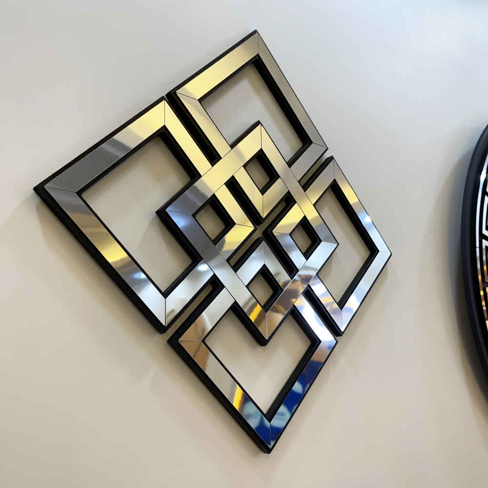 Modern 3-Piece Wall Clock Set Elahe