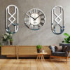 Modern 3-Piece Wall Clock Set Helios