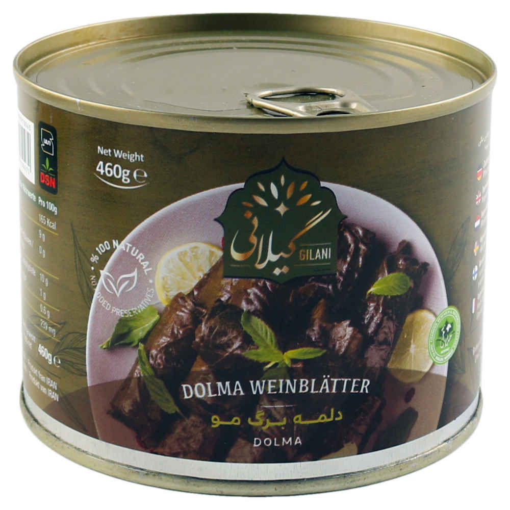 Dolmeh – Persian Stuffed Grape Leaves Delight, Canned (Pack of 5)
