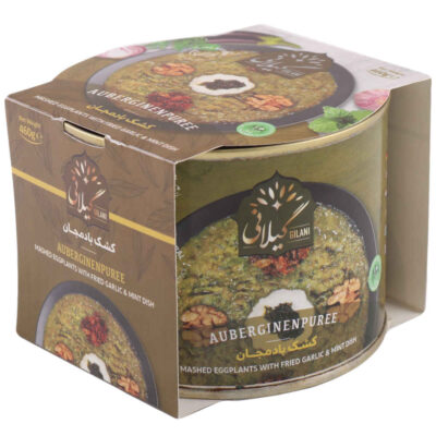 Kashke Bademjan – Eggplant, Whey, & Spices Blend, Canned (Pack of 5)