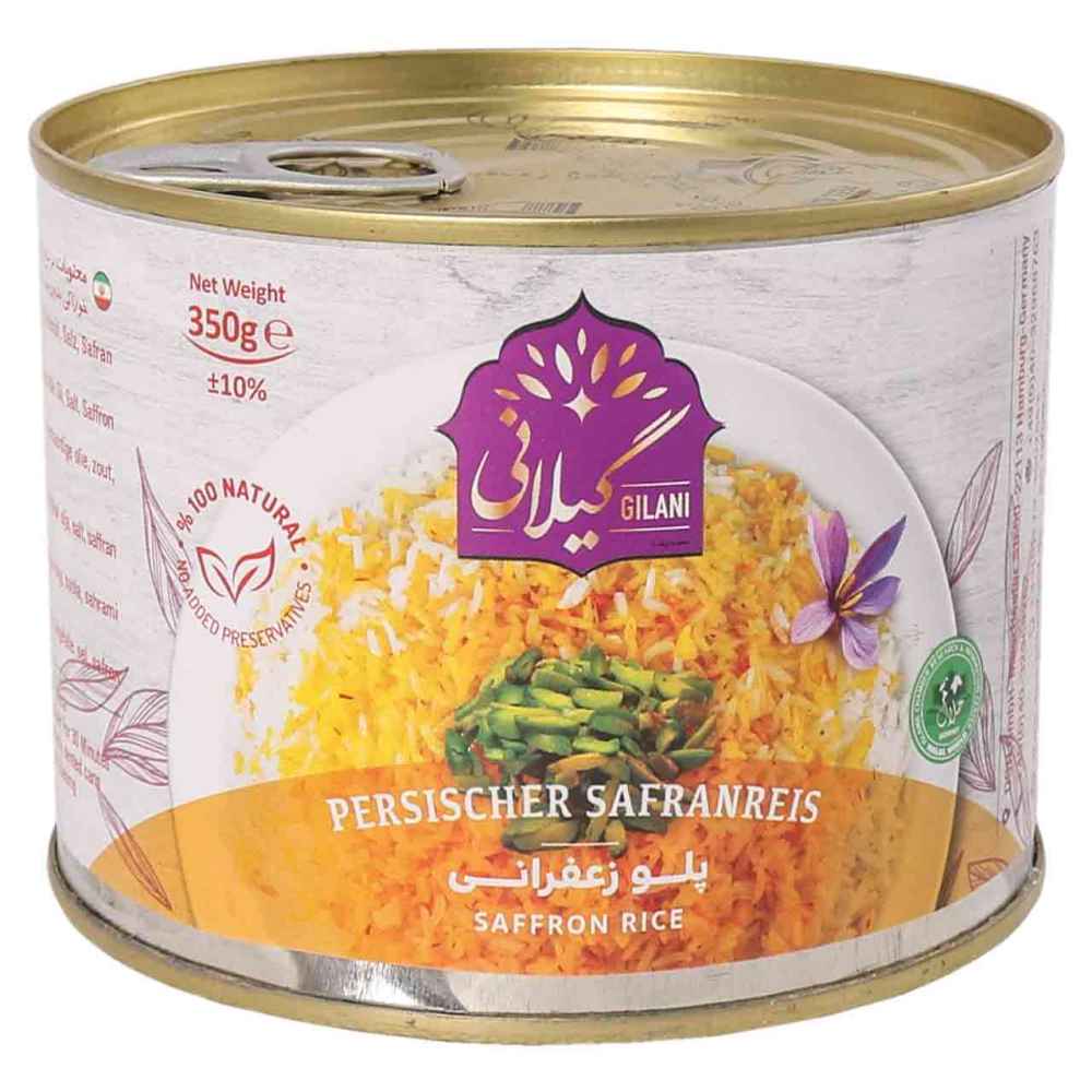 Persian Saffron Rice, Canned (Pack of 6)