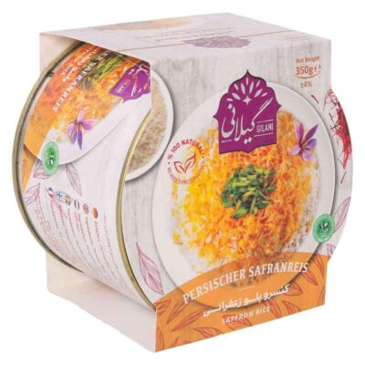 Persian Saffron Rice, Canned (Pack of 6)