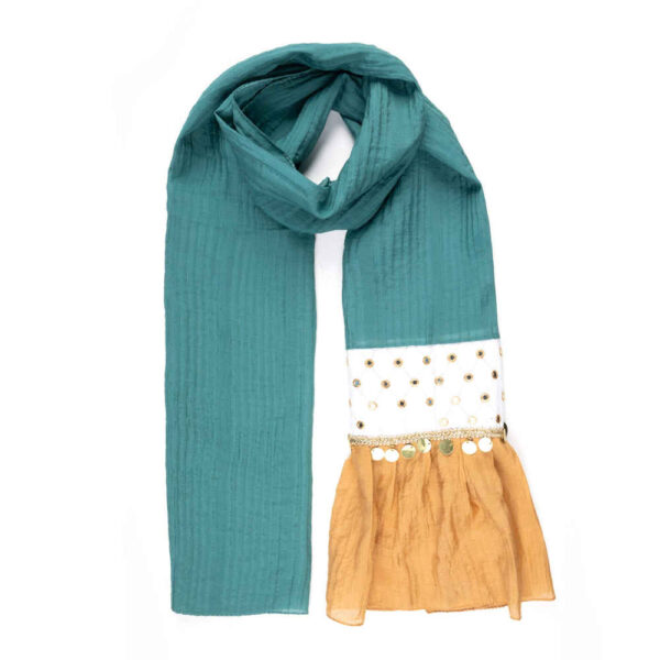 Sequin Balochi Embroidered Shawl for Women Navazesh