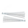 Set of Twelve Thin & Twisted Steel Skewers (52 cm) for Liver Kebab and Grilling