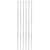 Set of Six Thin Steel Skewers (50 cm) for Liver Kebab and Grilling