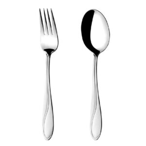 Spoon and Fork Flatware Set of 12 Model Borderd