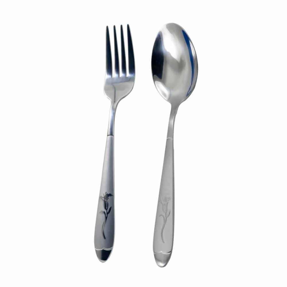 Spoon and Fork Flatware Set of 12 Model Mikhak
