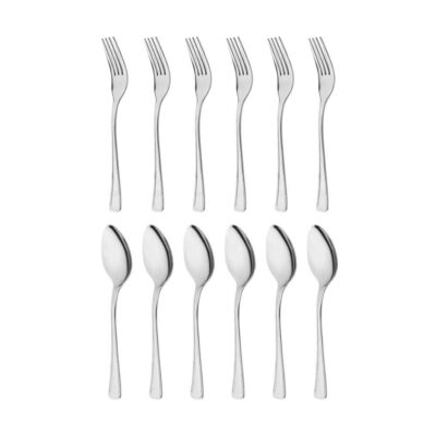 Spoon and Fork Flatware Set of 12 Model Modena