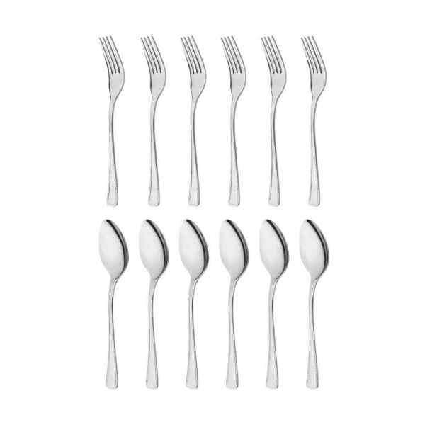 Spoon and Fork Flatware Set of 12 Model Modena