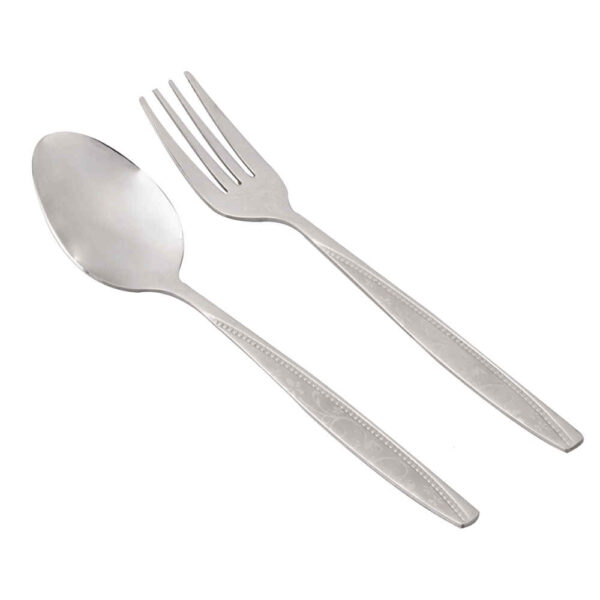 Spoon and Fork Flatware Set of 12 Model Nafas