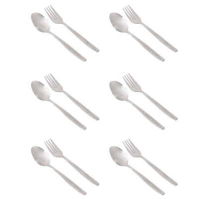 Spoon and Fork Flatware Set of 12 Model Nafas