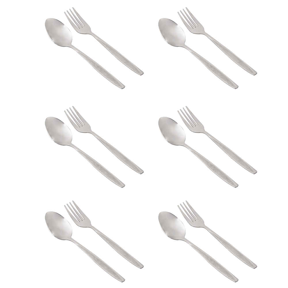 Spoon and Fork Flatware Set of 12 Model Nafas