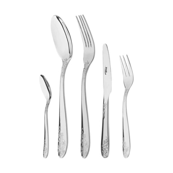 Stainless Steel Spoon and Fork Flatware Set Set of 30