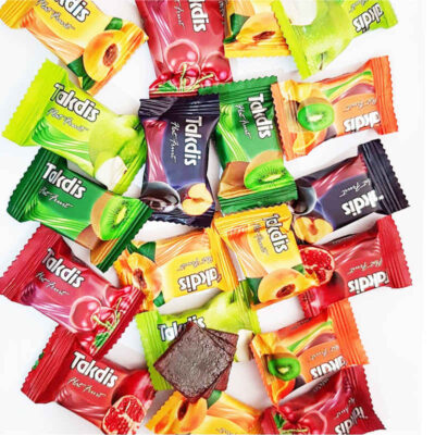 Takdis Layered & Bite-Sized Sour Fruit Leather Bars – Lavashak, 1000g