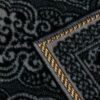 Islamic Prayer Rug Padded Velvet Sajadah with Green Mihrab Design for Muslims