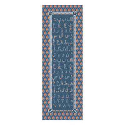 Persian Printed Shawl Artistic & Lightweight Alphabet