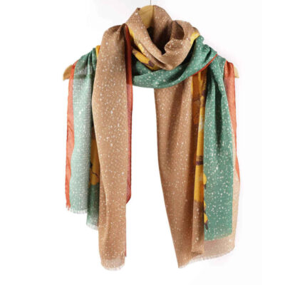 Women’s Fashion Cotton Shawl Model Fruit