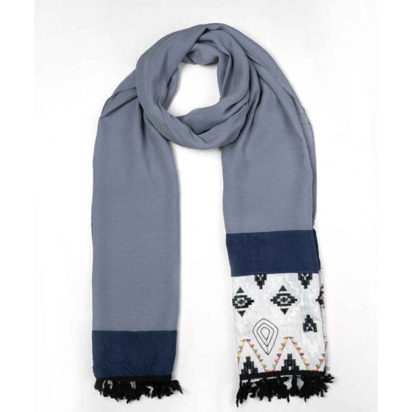 Women's Patterned Cotton Shawl Model Modelina