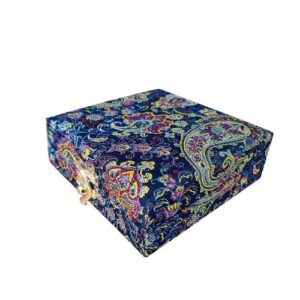 Wood & Fabric Jewelry Box Model Paisley