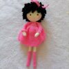 Amigurumi Handmade Crochet Stuffed Doll – Curly Girl | Soft Plush Toy