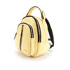 Yellow Leather Women's Backpack - Model Maral