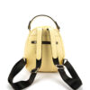 Yellow Leather Women's Backpack - Model Maral