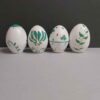Elegant Pottery Haftseen Eggs for Nowruz Persian New Year - Bird