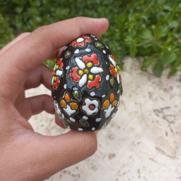 Decorative Minakari Pottery Egg