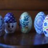 Elegant Pottery Haftseen Eggs for Nowruz Persian New Year - Rahil