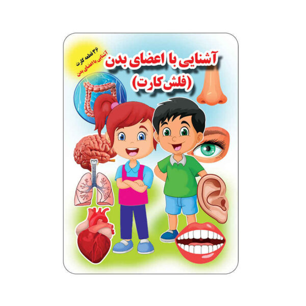 Flashcards for Learning about Body Parts (Farsi)