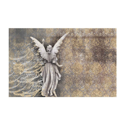 Persian Gray Calligraphy Wall Mural Model Donya for Modern Interiors