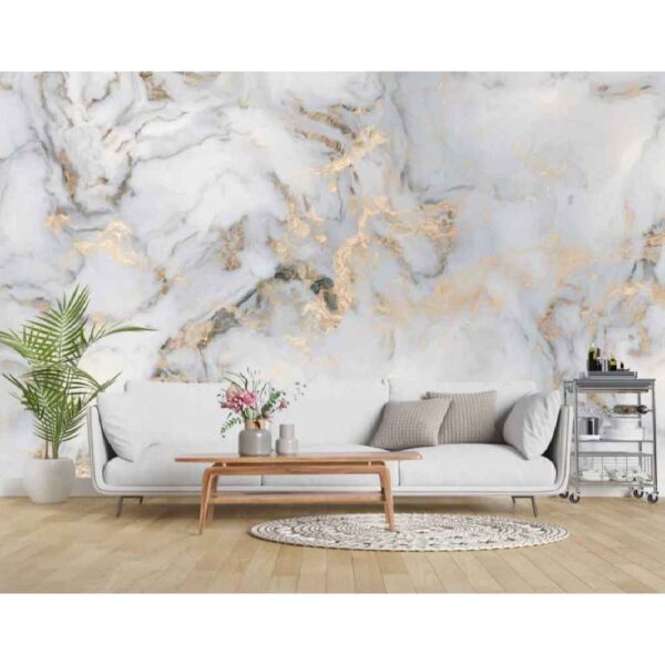 Gray Abstract Wall Mural Model Sang for Modern Interiors