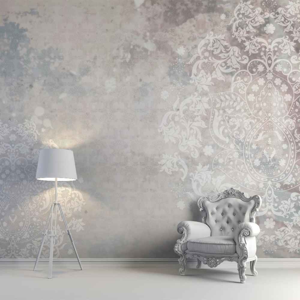 Gray Abstract Wall Mural Model Cavali for Modern Interiors