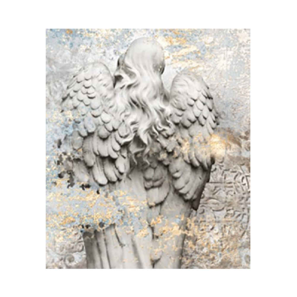 Gray Abstract Wall Mural Model Fereshte for Modern Interiors