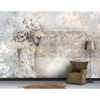 Gray Abstract Wall Mural Model Fereshte for Modern Interiors