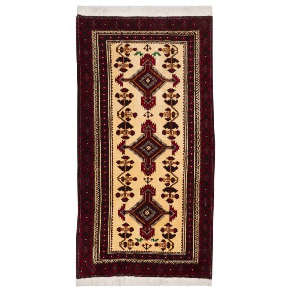 Hand-Knotted Tribal Persian Runner Carpet Model Mona