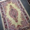 Persian Wool Carpet Hand-Knotted with Medallion design Model Narenj