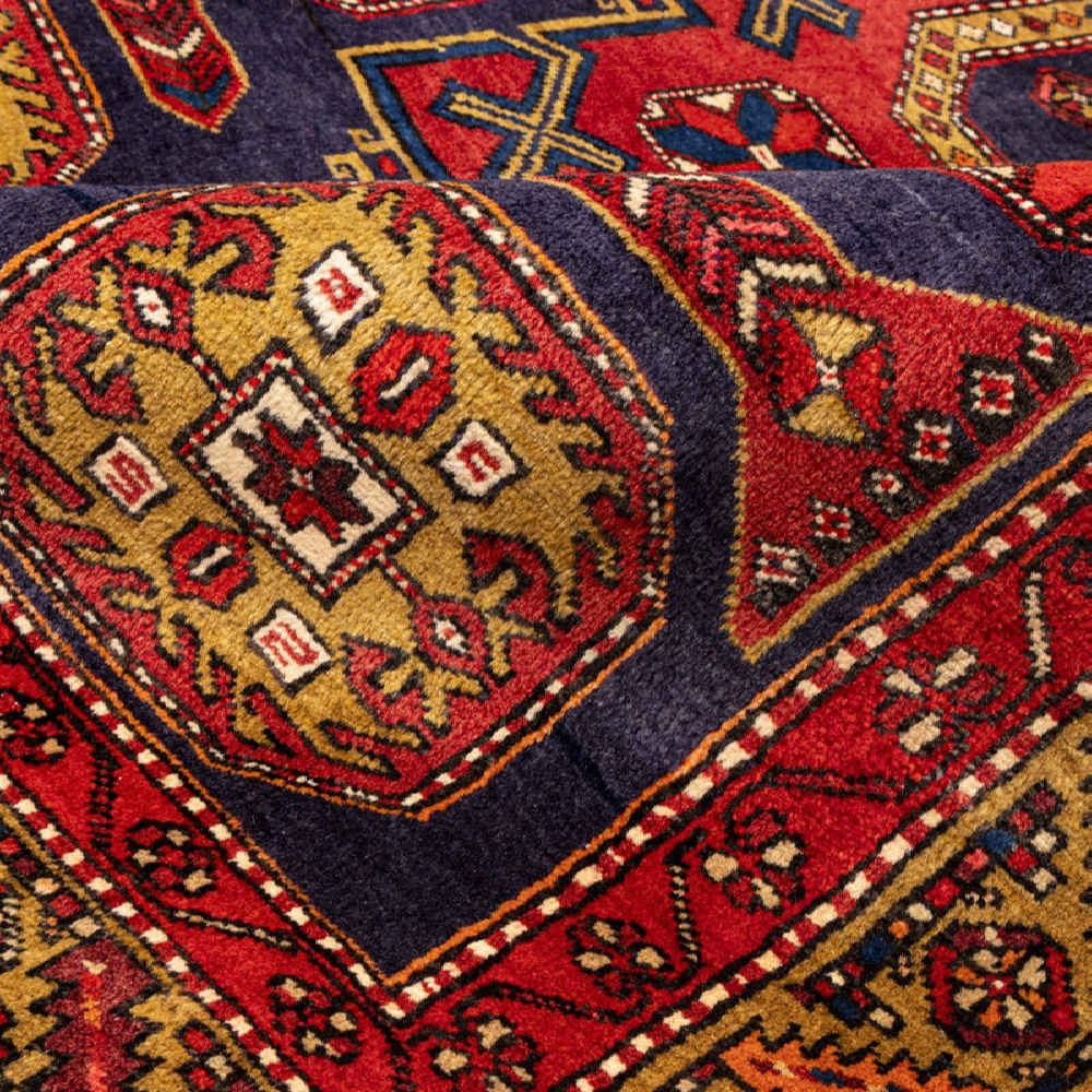 Vintage Tribal Hand-Knotted Persian Carpet Model Negar