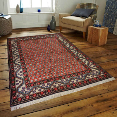 Vintage Hand-Knotted Persian Carpet Model Olia