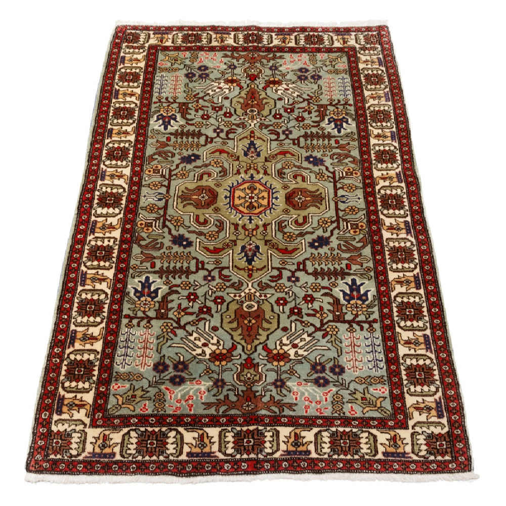 Vintage Hand-Knotted Persian Carpet Model Sana