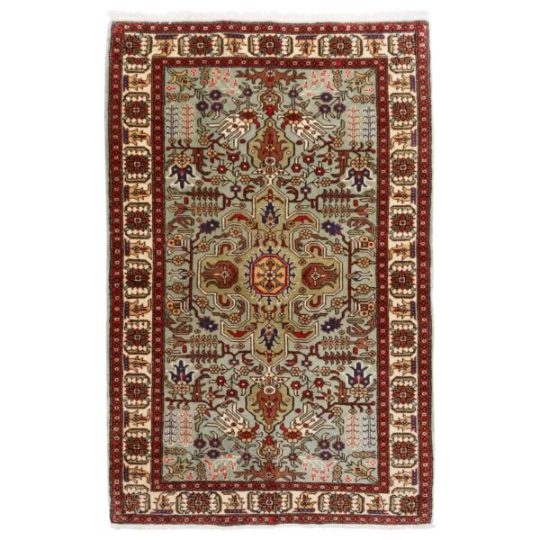 Vintage Hand-Knotted Persian Carpet Model Sana