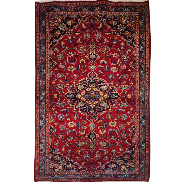 Vintage Hand-Knotted Persian Carpet Model Ghadimi