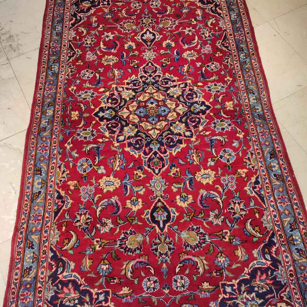 Vintage Hand-Knotted Persian Carpet Model Ghadimi